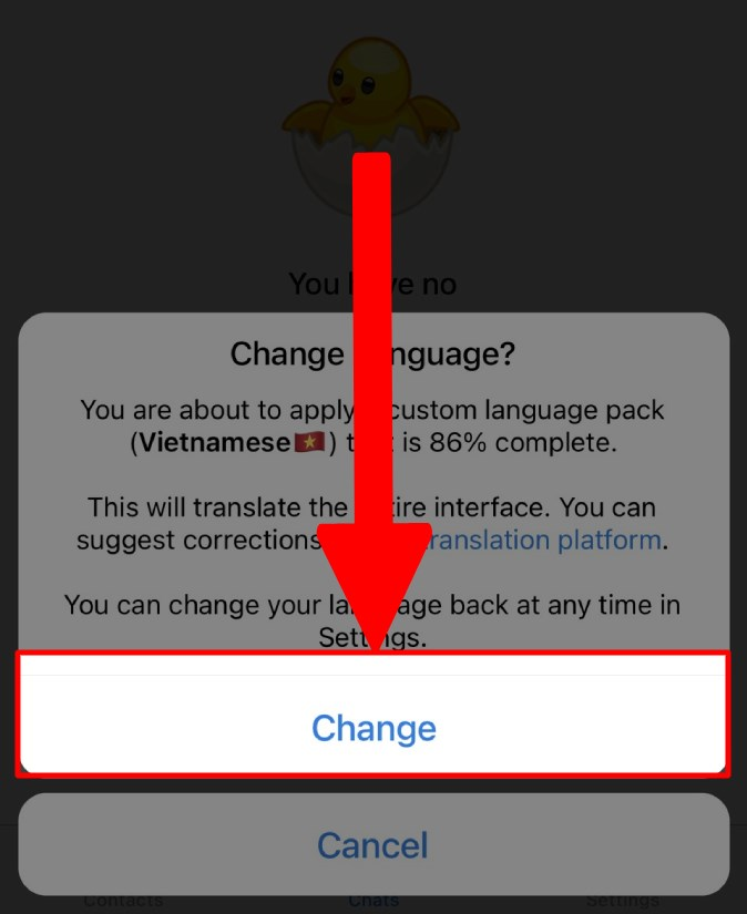Cài tiếng Việt cho Telegram trên điện thoại và máy tính