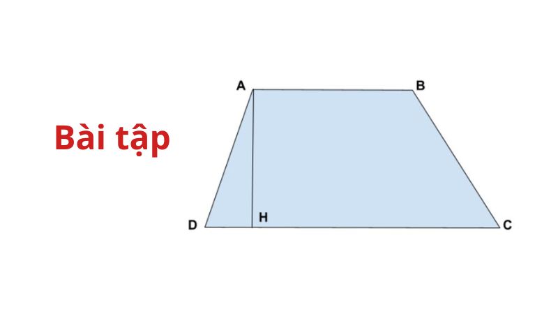 Cách tính diện tích hình thang & hình thang vuông, bài tập thực hành minh họa chi tiết