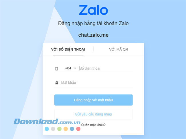 Zalo Web Đăng nhập Zalo chat Online trên trình duyệt