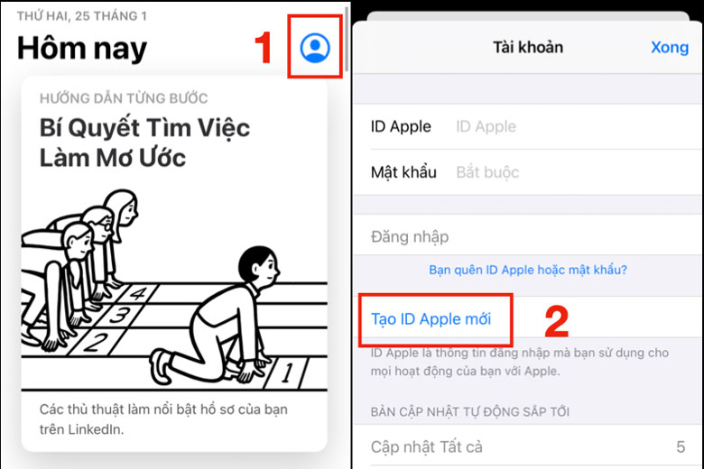 Cách tạo iCloud mới trên iPhone và iPad cực dễ, siêu nhanh