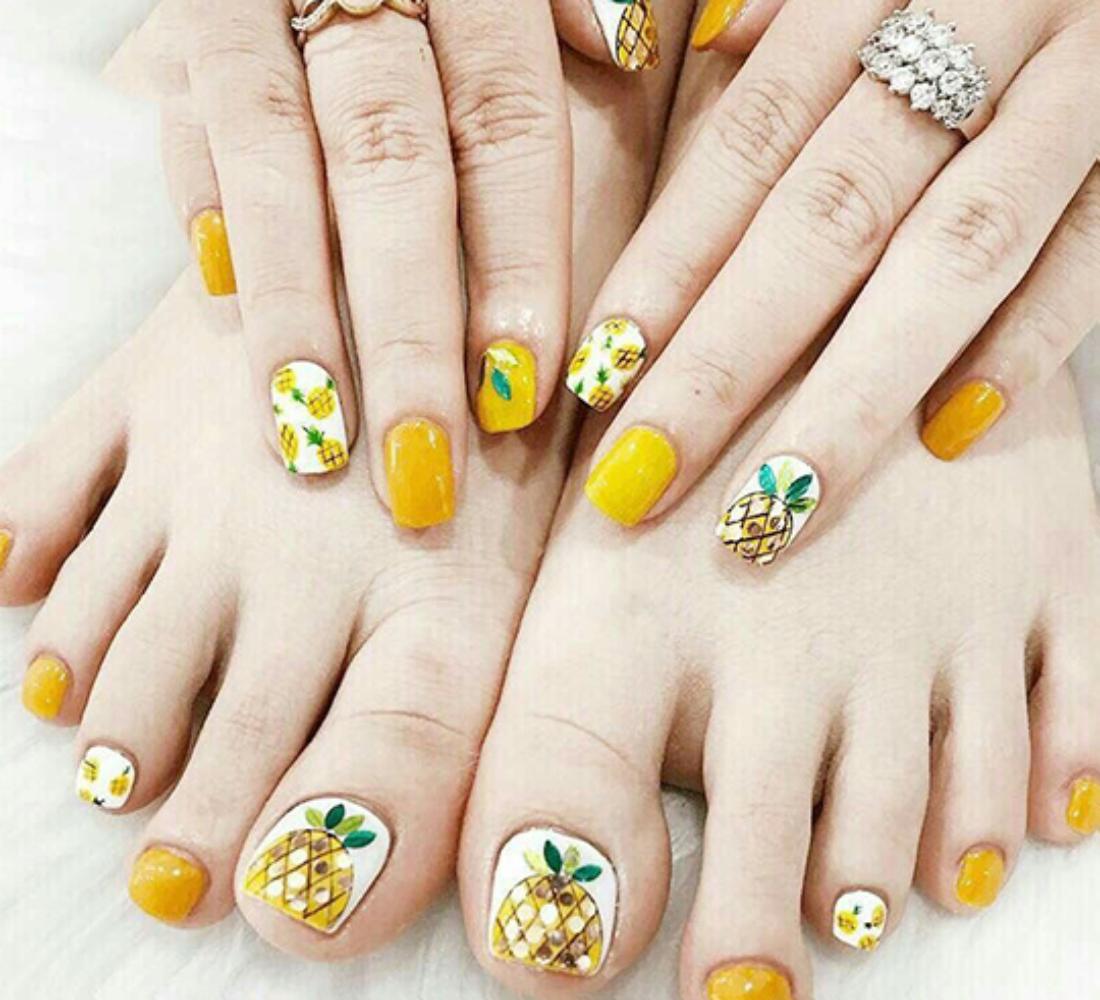 Những mẫu nail chân đẹp đơn giản nhẹ nhàng dẫn đầu xu hướng năm 2024 - xuongnailhongliem