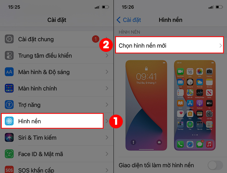 Hướng dẫn một số cách cài hình nền iPhone đơn giản