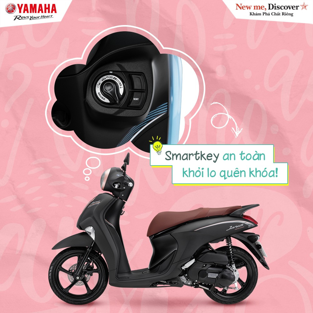 Janus 2024 của Yamaha tung ra phiên bản mới nhất với màu sắc hoàn toàn mới xinh đẹp động lòng các chị em