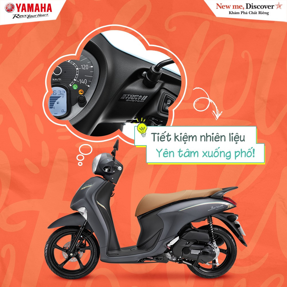 Janus 2024 của Yamaha tung ra phiên bản mới nhất với màu sắc hoàn toàn mới xinh đẹp động lòng các chị em