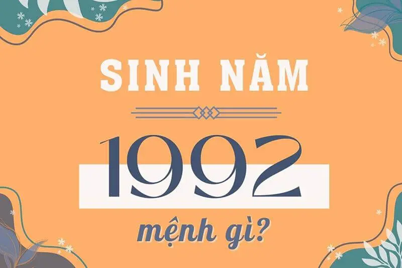 1992 mệnh gì, hợp màu gì? Giải mã vận mệnh tử vi trọn đời Nhâm Thân