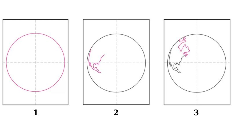 Vẽ Trái Đất đơn giản, dễ dàng chỉ với 10 bước cơ bản nhất