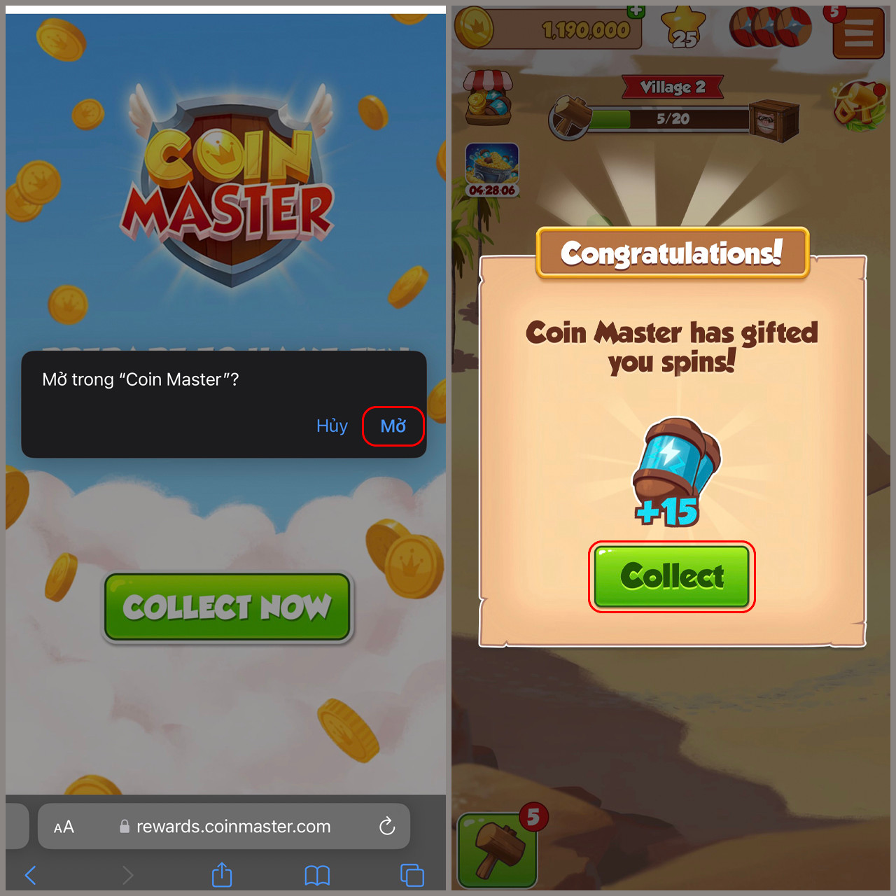 Link nhận Spin, code Coin Master miễn phí 7/7/2024