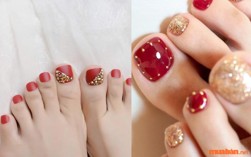 Top 16 mẫu nail màu đỏ rượu quyến rũ, sang trọng