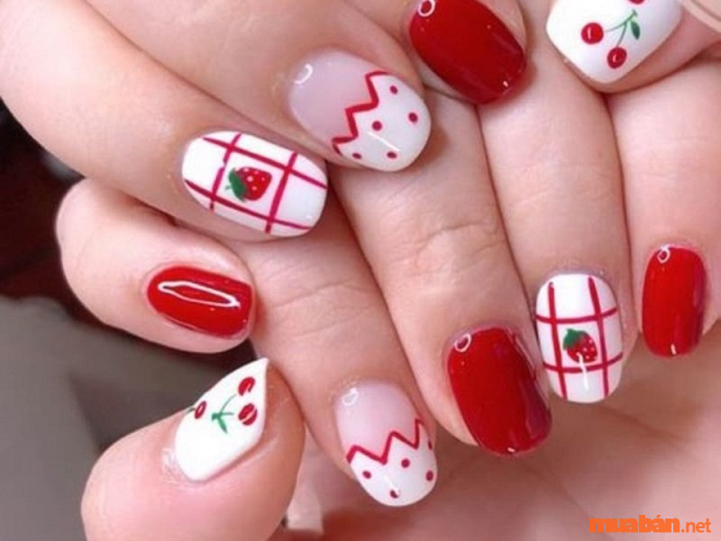 Top 16 mẫu nail màu đỏ rượu quyến rũ, sang trọng