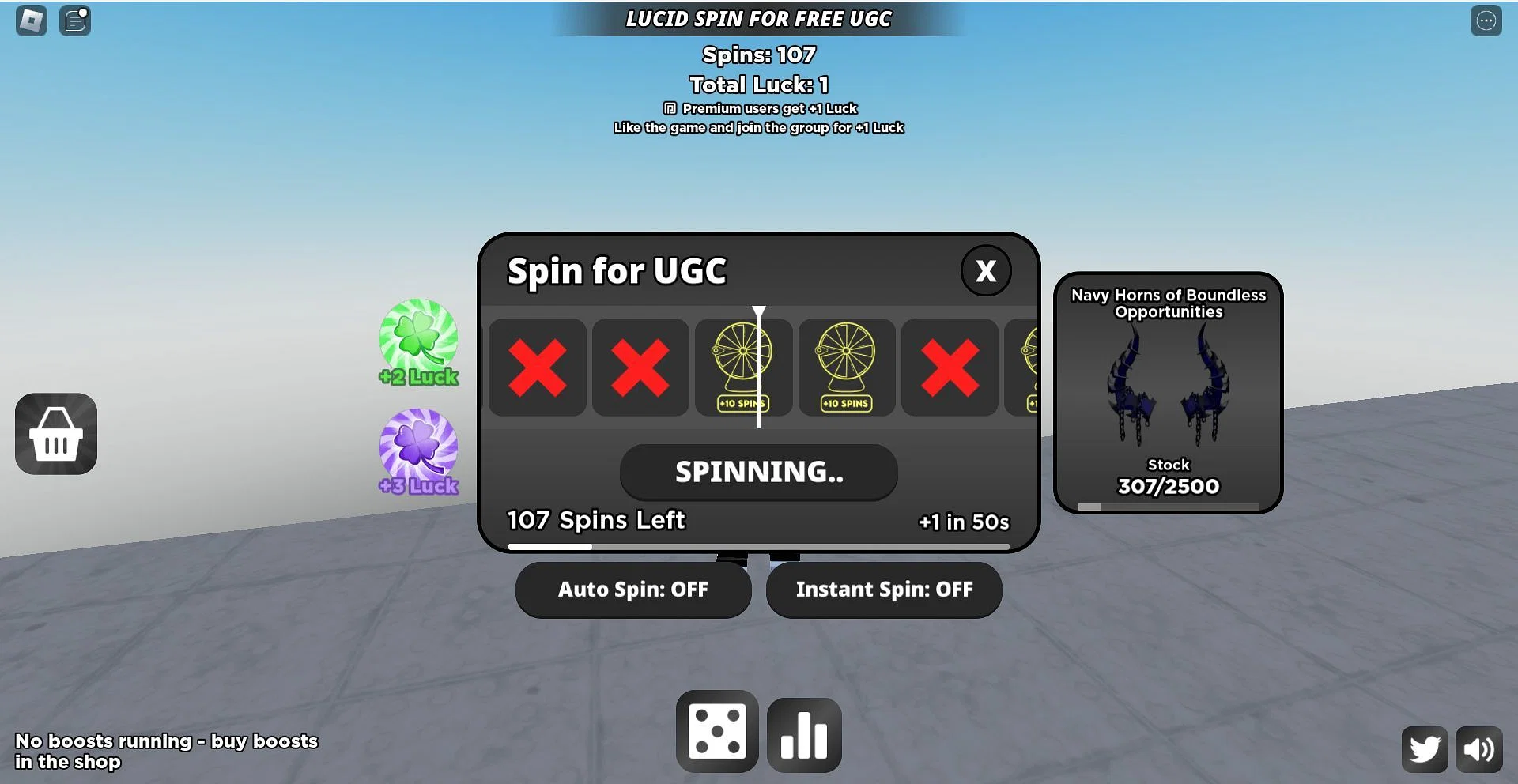 Roblox: Spin 4 Free UGC codes (August 2024)