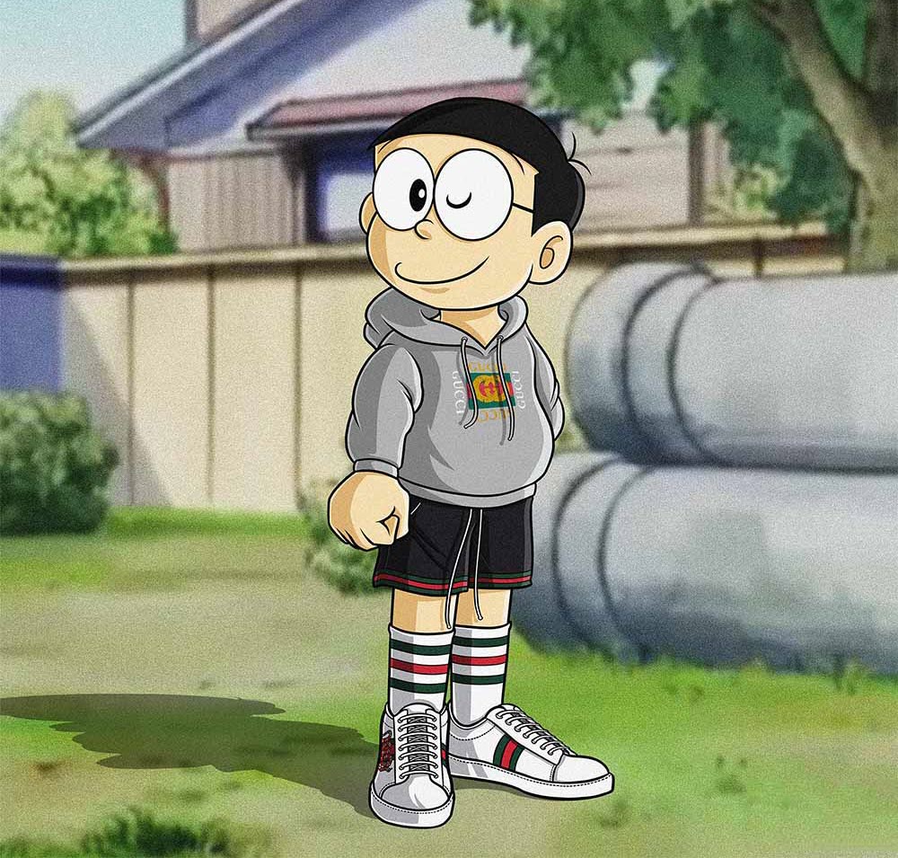 Nobita trong anime vô cùng phong cách