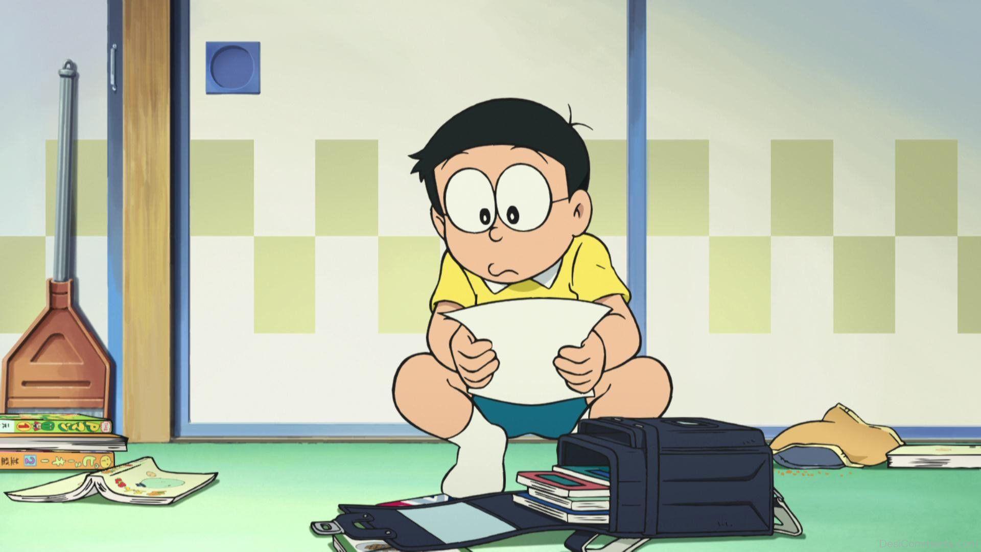 Nobita trong anime vô cùng phong cách