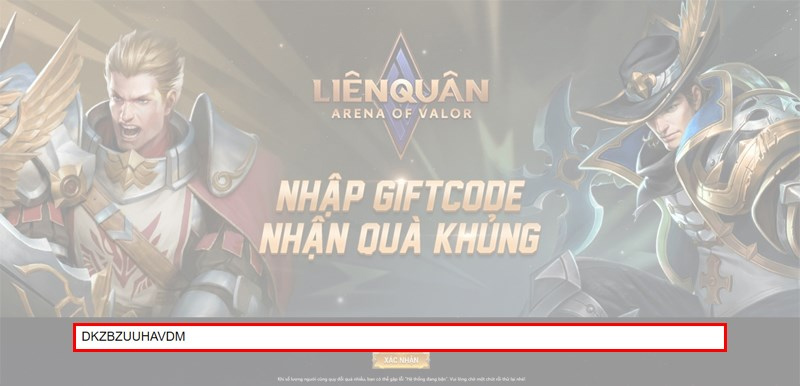 Nhập Giftcode Liên Quân như thế nào? Hướng dẫn cách thực hiện