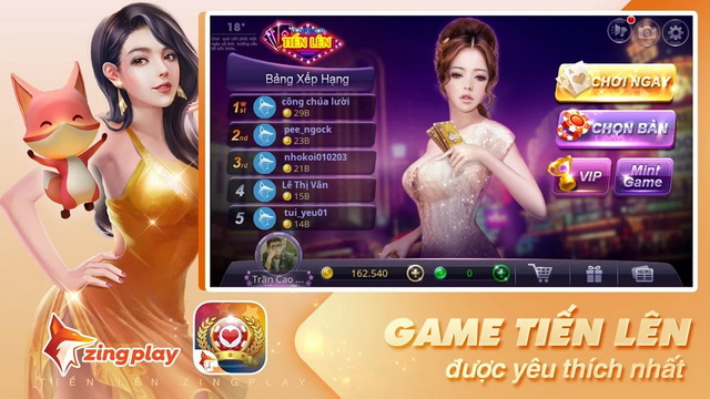 Giftcode Tiến Lên Miền Nam Zingplay cho game thủ giải trí