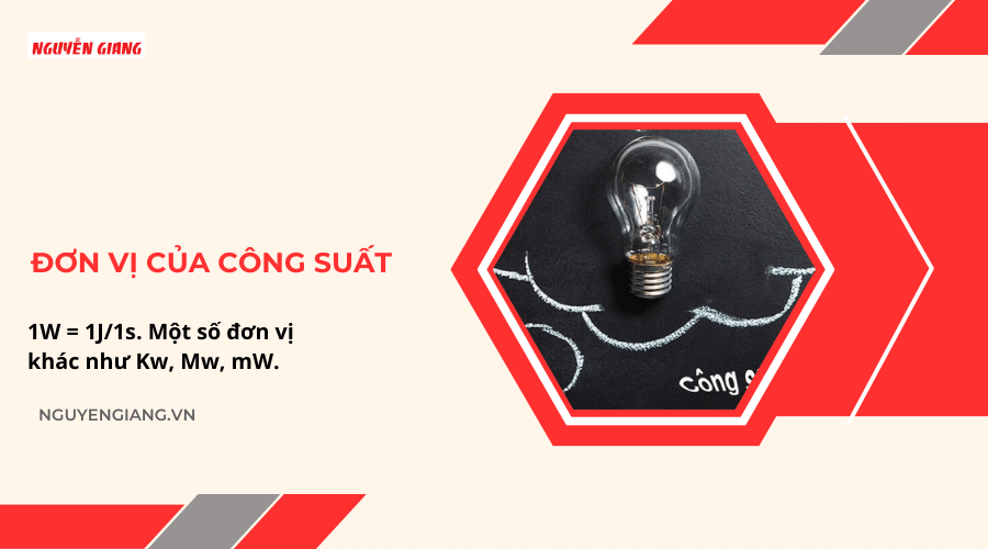 Công suất là gì? Đơn vị và công thức tính công suất