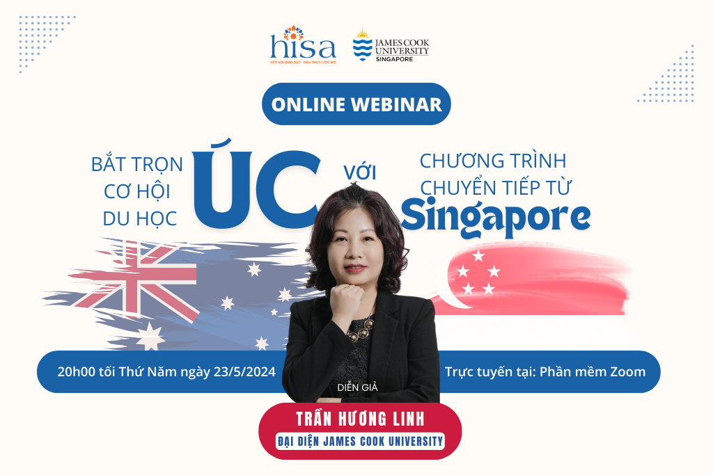 Du học Singapore chuyển tiếp Úc: Cơ hội hiện thực ước mơ du học Úc