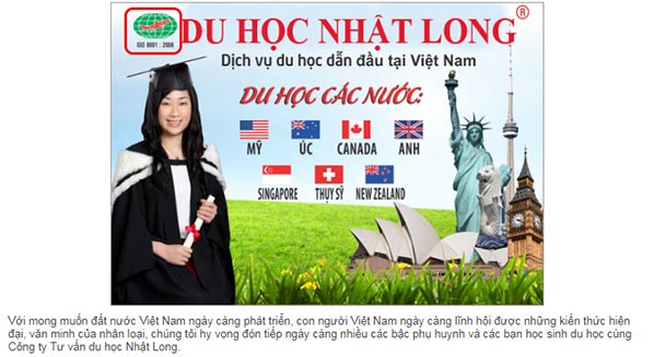 THÔNG BÁO CẢNH BÁO: Mạo danh Công ty du học Á - Âu