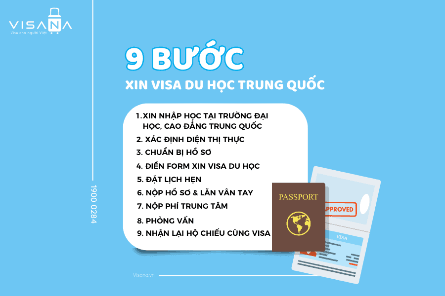 Kinh nghiệm xin visa du học Trung Quốc - Chi tiết quy trình, thủ tục, bảng giá