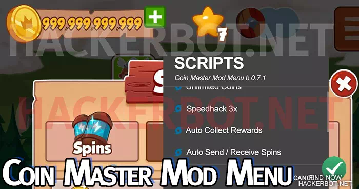 Coin Master Mod Apk 3.6.1720 (Unlimited Coins/Spins, Menu)