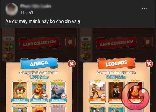 Hướng dẫn nhận Spin Coin Master miễn phí bằng Trade Cards