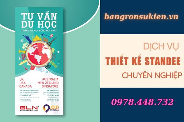 Standee Du học: Bí quyết thu hút học sinh sinh viên tiềm năng