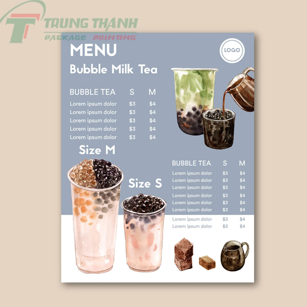 Mẫu Menu Cafe Đẹp File Word Miễn Phí, Hình Ảnh Sắc Nét