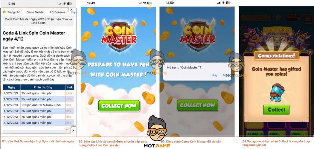 Code Coin Master 7/12 - Nhận Spin Coin Master miễn phí hôm nay