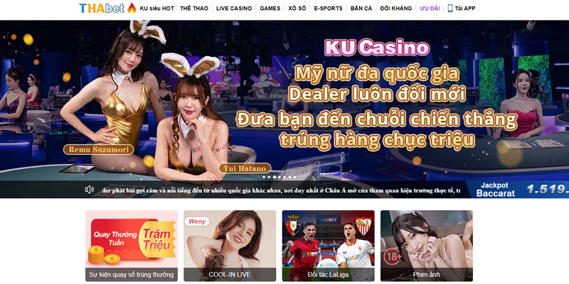 THABET CASINO Trang Chủ Nhà Cái THA BET Chính Thức