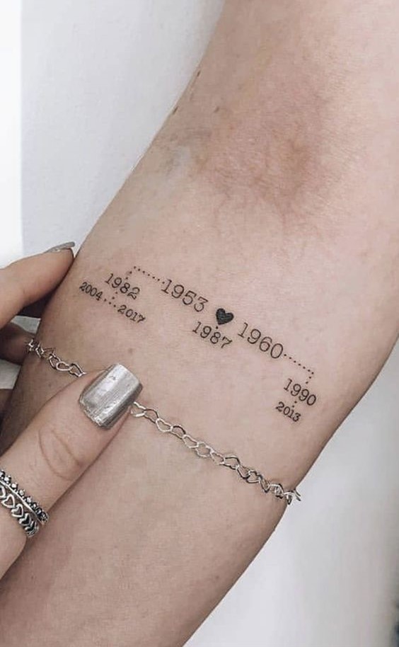 Gợi ý hơn 300 mẫu hình xăm năm sinh cho mọi lứa tuổi - Genztattoo