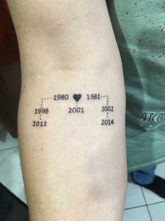 Gợi ý hơn 300 mẫu hình xăm năm sinh cho mọi lứa tuổi - Genztattoo