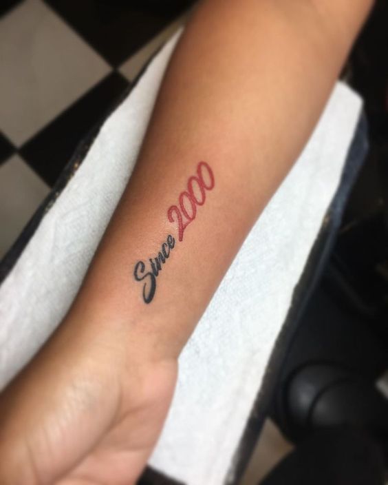 Gợi ý hơn 300 mẫu hình xăm năm sinh cho mọi lứa tuổi - Genztattoo