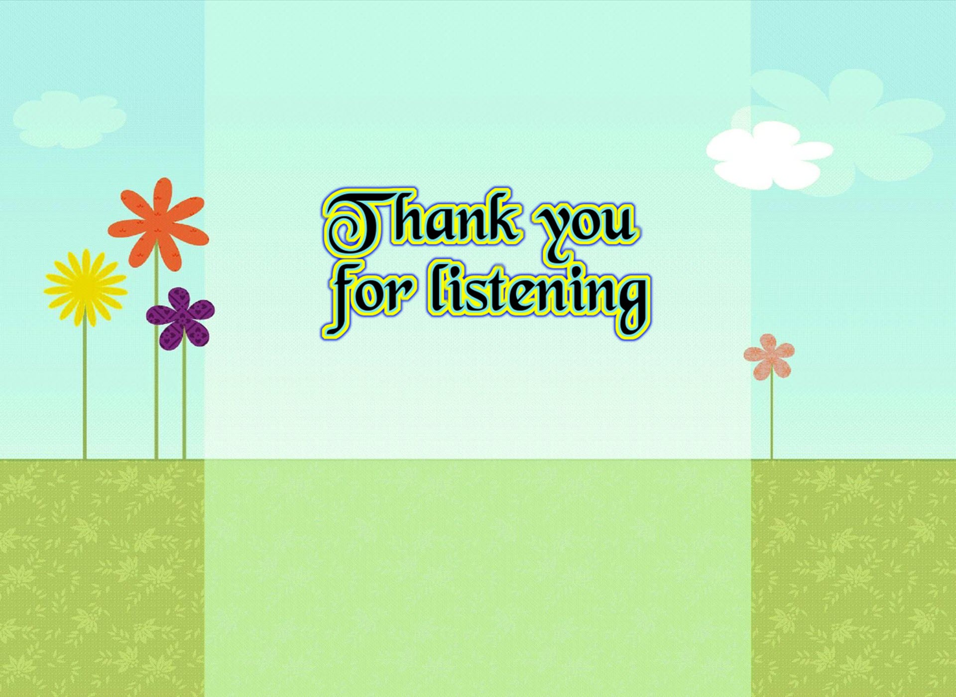 Hình ảnh Thank You For Listening đẹp