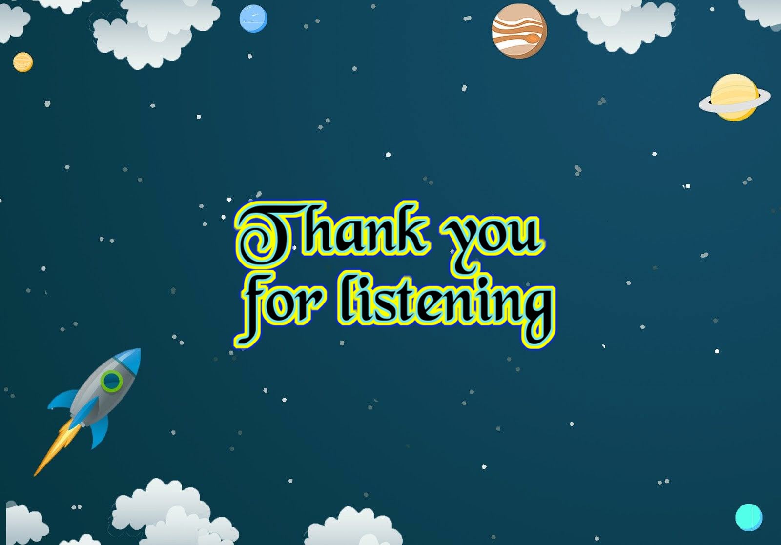 Hình ảnh Thank You For Listening đẹp