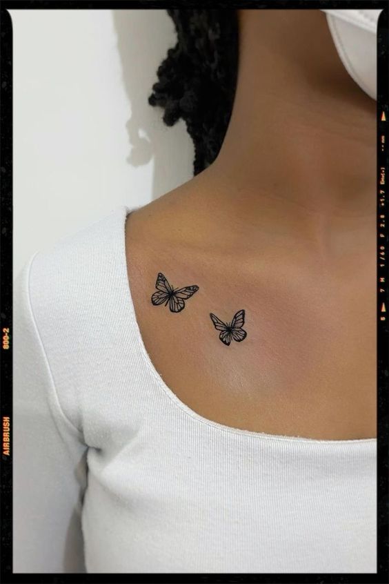 150 hình xăm bướm mini cực đẹp được chọn lọc - Genztattoo