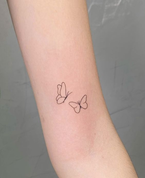 150 hình xăm bướm mini cực đẹp được chọn lọc - Genztattoo