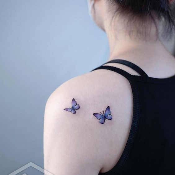 150 hình xăm bướm mini cực đẹp được chọn lọc - Genztattoo