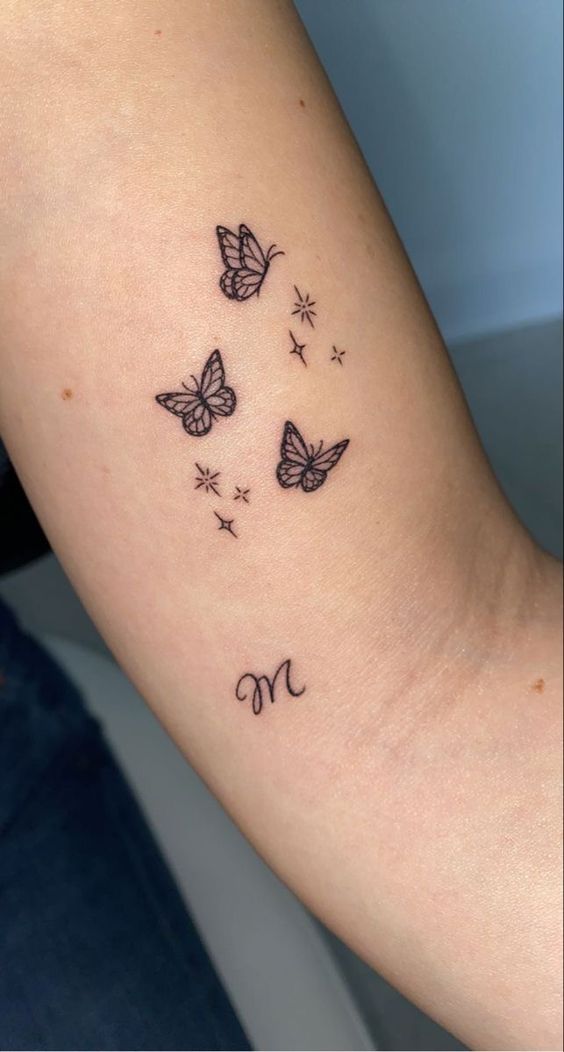 150 hình xăm bướm mini cực đẹp được chọn lọc - Genztattoo