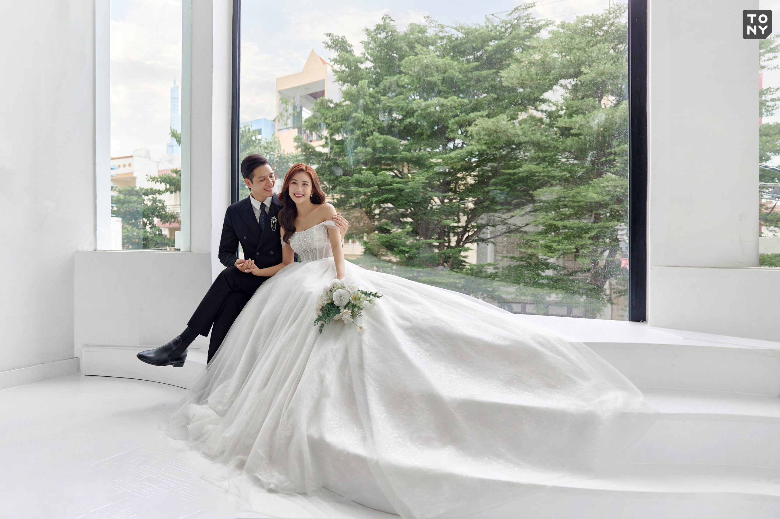 50+ Kiểu tóc cô dâu Hàn Quốc đẹp, xu hướng mới nhất 2023 - Tony Wedding