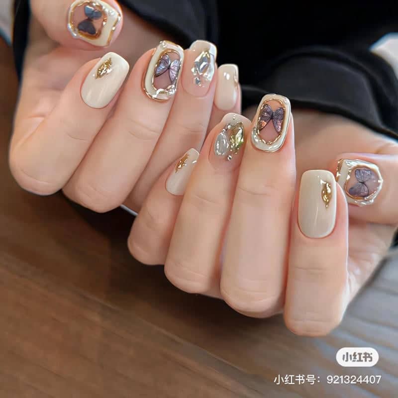 Những mẫu nail đẹp nhẹ nhàng 2024