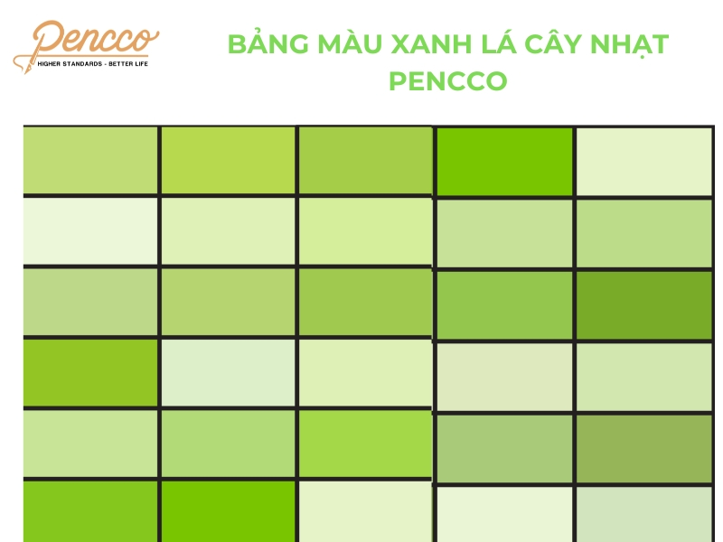 16 Mẫu sơn nhà màu xanh lá cây nhạt tươi mát, trẻ trung