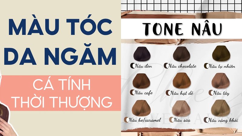 40 màu tóc không cần tẩy đơn giản tôn da cực đẹp không hư hại