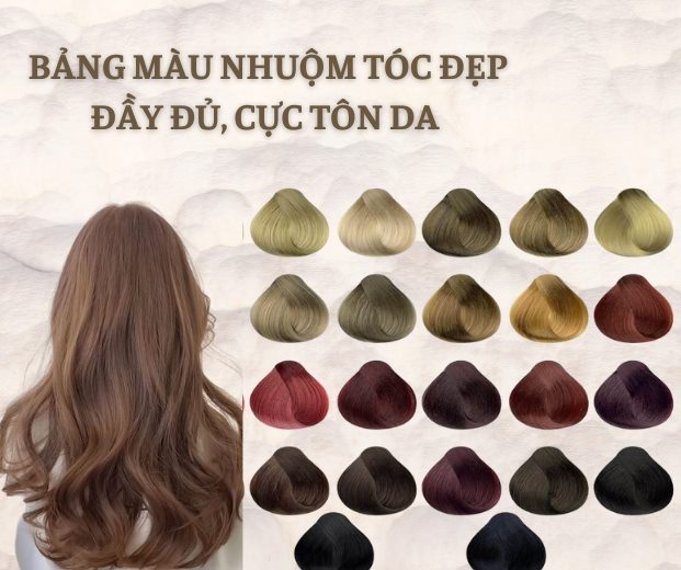 40 màu tóc không cần tẩy đơn giản tôn da cực đẹp không hư hại