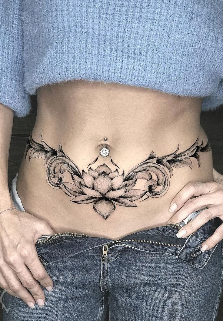 Gợi ý hơn 700 mẫu hình xăm ở bụng độc lạ - Genztattoo