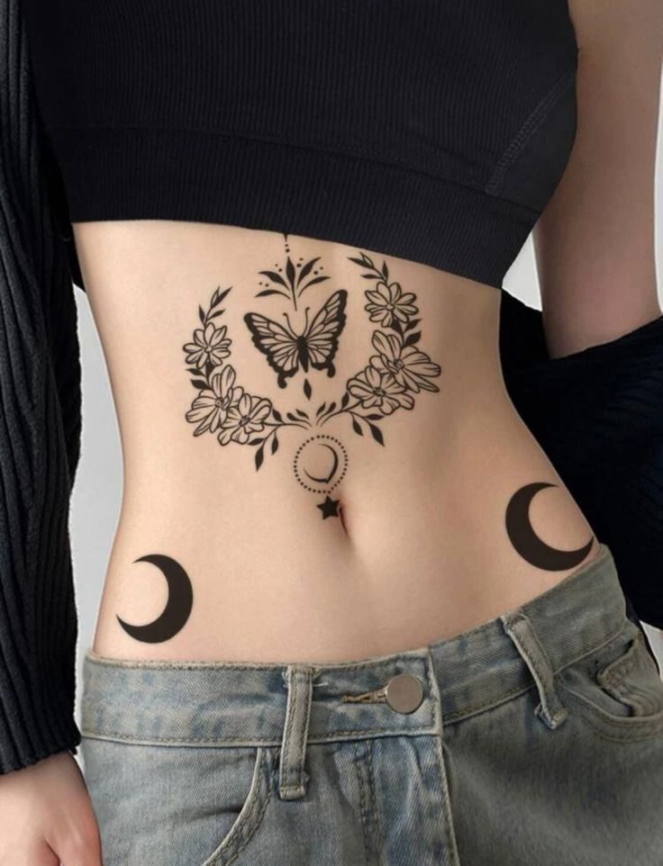 Gợi ý hơn 700 mẫu hình xăm ở bụng độc lạ - Genztattoo