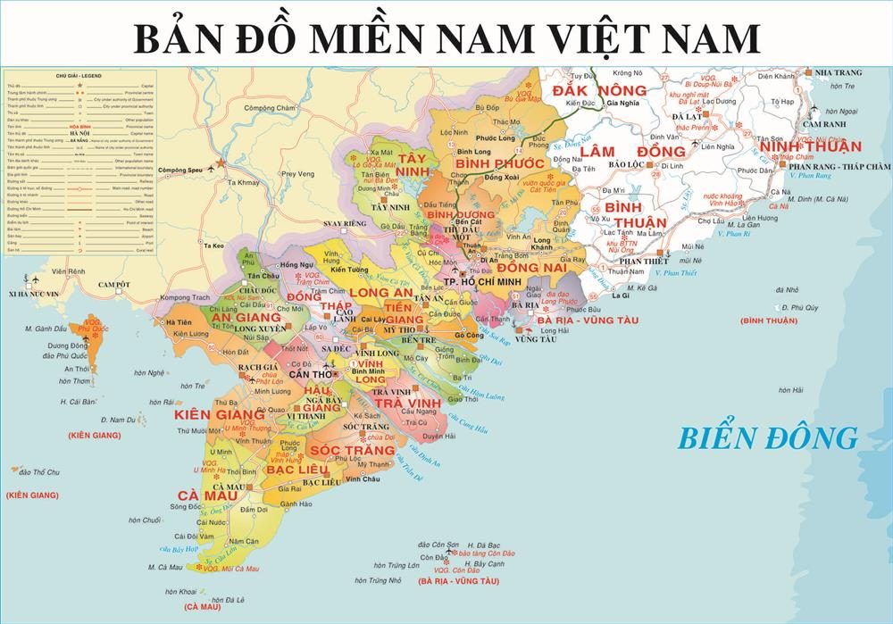 Bản đồ Việt Nam, các đơn vị hành chính