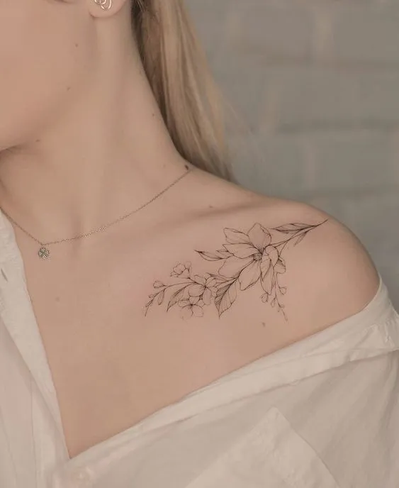 Top 500 hình xăm mini ở vai cực chất cho nam và nữ - Genztattoo