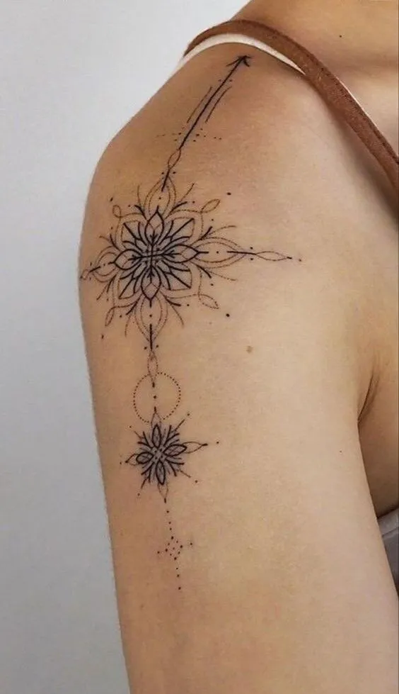 99+ hình xăm bông hoa trên vai được ưa thích nhất hiện nay - Genztattoo