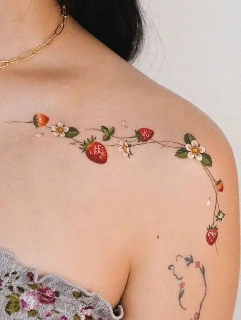 99+ hình xăm bông hoa trên vai được ưa thích nhất hiện nay - Genztattoo