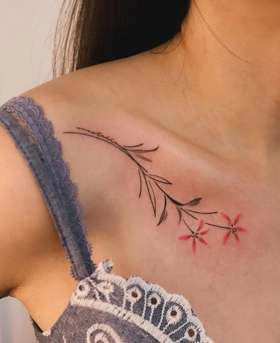 99+ hình xăm bông hoa trên vai được ưa thích nhất hiện nay - Genztattoo