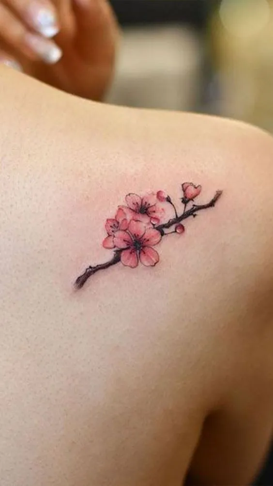 99+ hình xăm bông hoa trên vai được ưa thích nhất hiện nay - Genztattoo